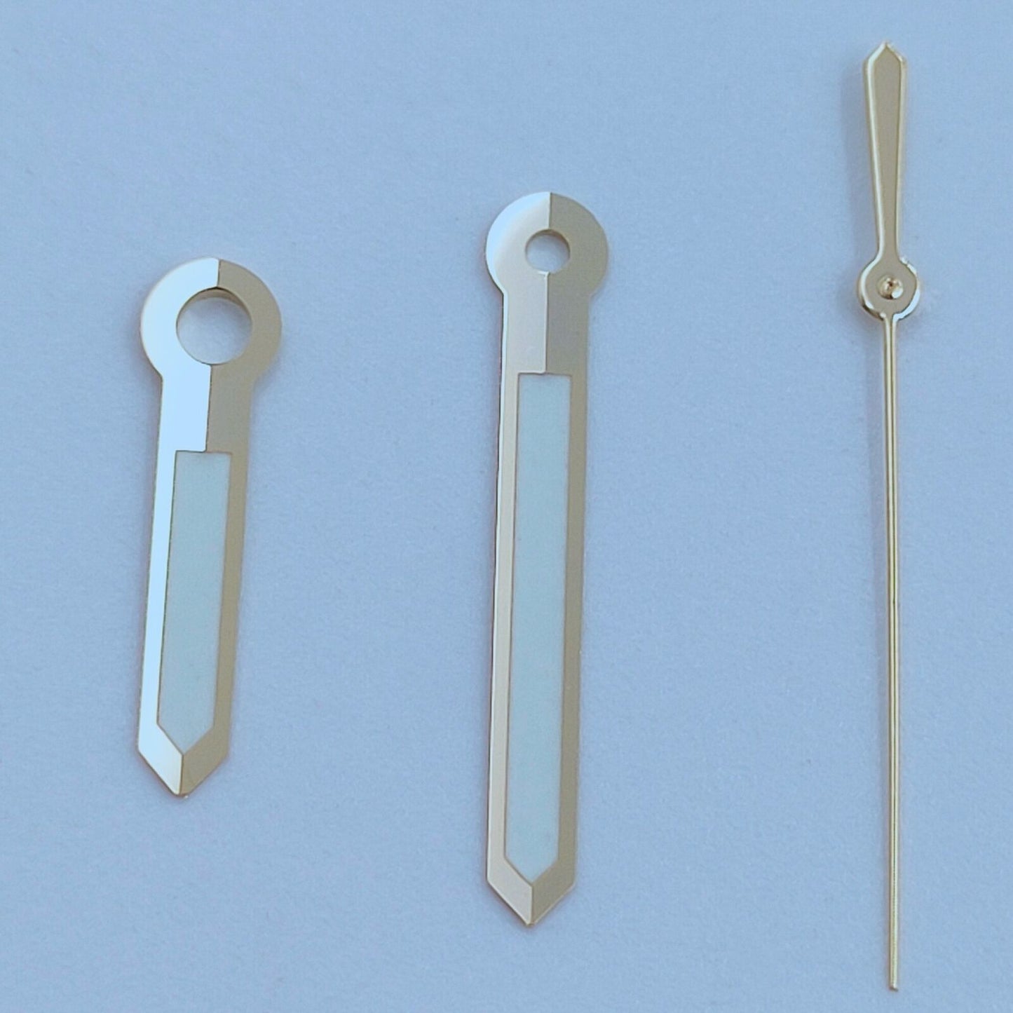 13 mm goldene Zierleiste, weiß lackiert, grüne Leuchtzeiger für NH35 NH36 7S26 7S36
