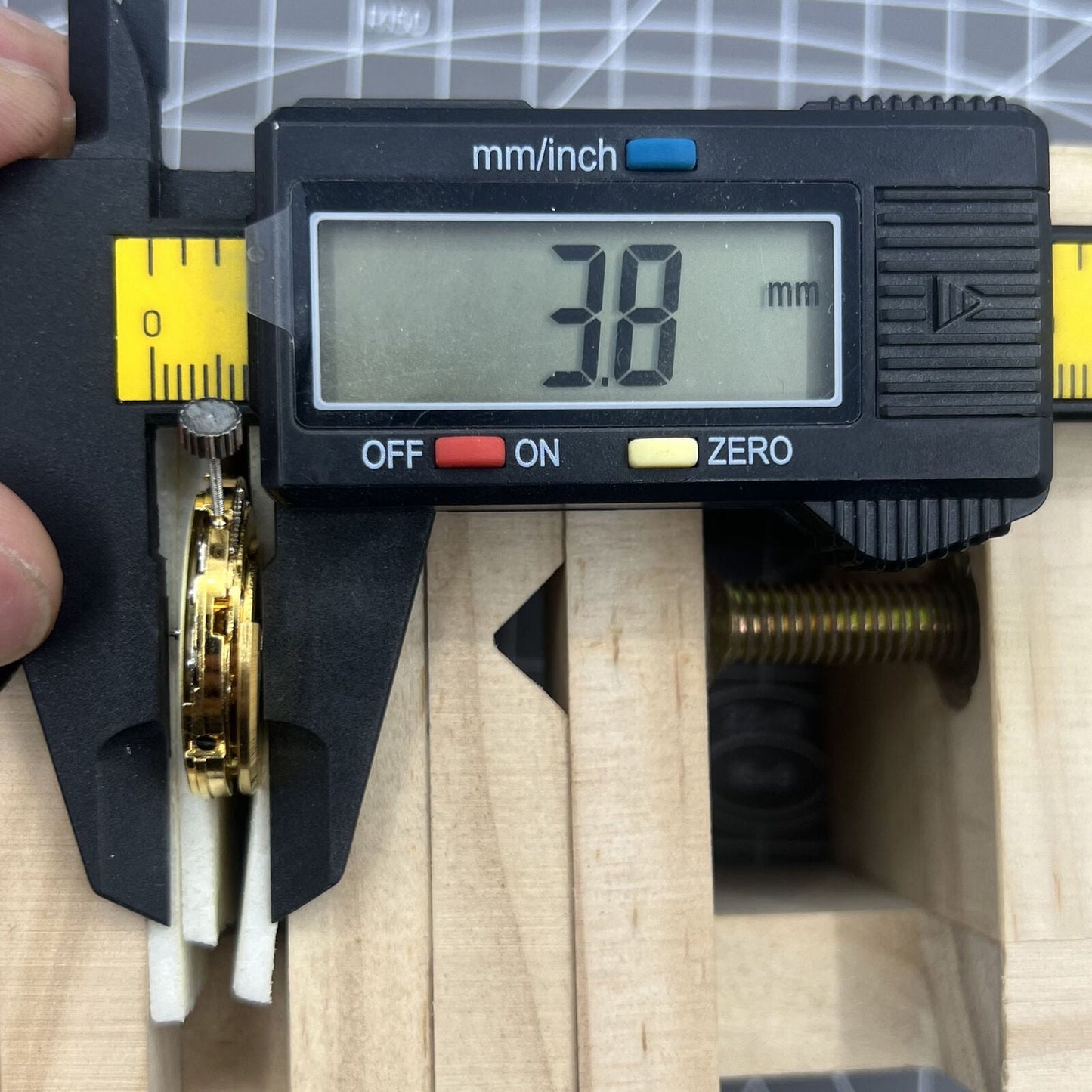Seagull ST16 T16 Goldenes automatisches mechanisches Uhrwerk, 3 Zeiger, Einzelkalender