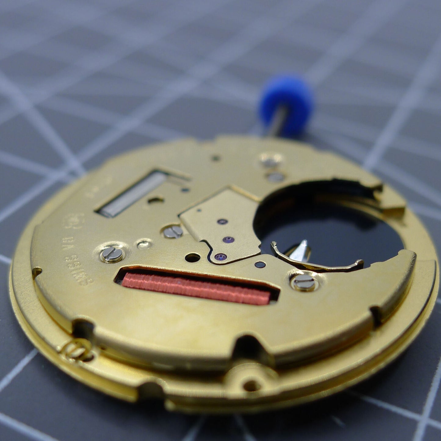 Swiss Made ETA F06.101 quartz watch movement, 2-hand precision for reliable timekeeping accessories.