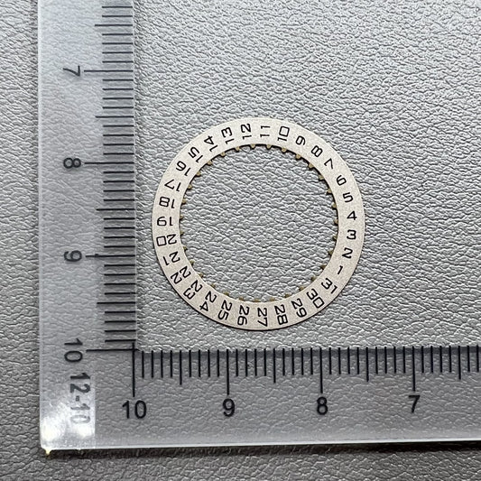 KA Font date disk wheel display at 3 o'clock for Cartier Blue Balloon ETA 2892 watch accessory.