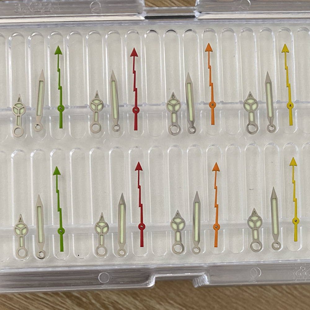 Green luminous watch hands set for SKX/SBBN models with NH35A/NH36 movement by P1-6-A, precise accessory