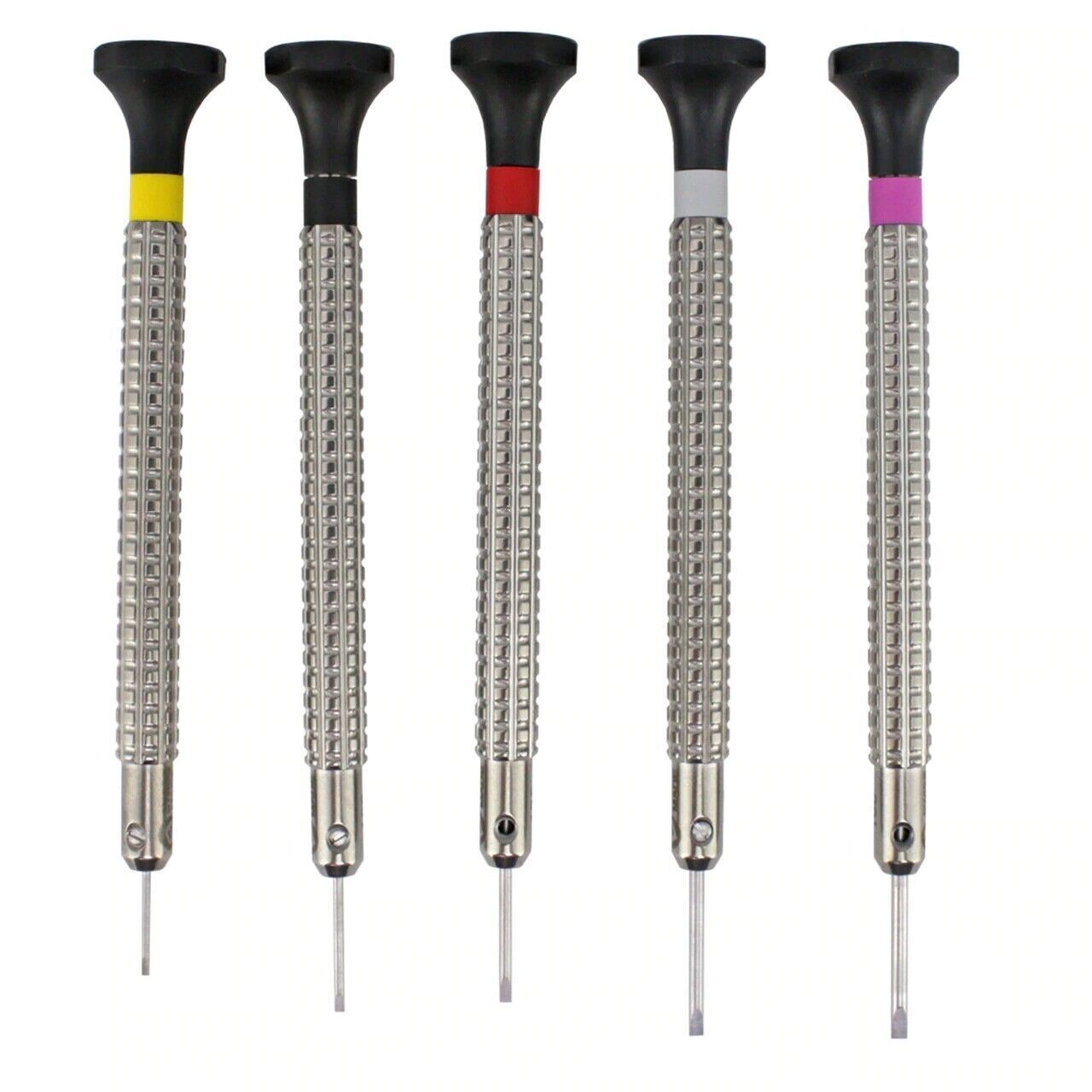 Bergeon 7965-P05 Special Profile Stainless Steel Screwdrivers Set of 5