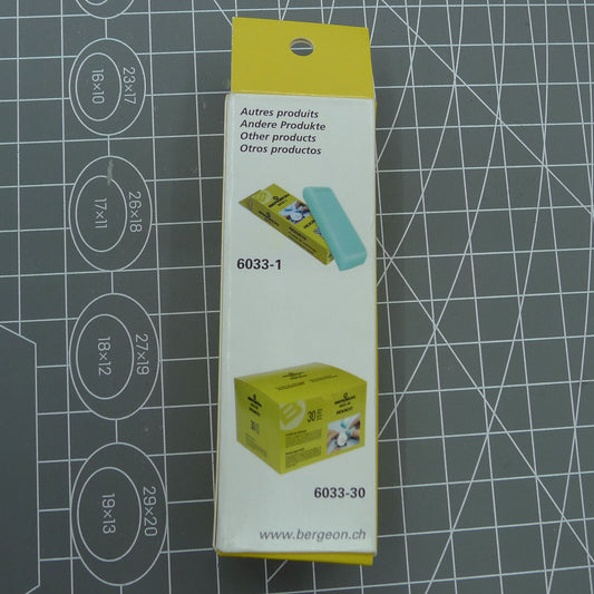 Bergeon 7033 Rodico cleaning putty for watch tools, Swiss Made, removes dirt and oils precisely.