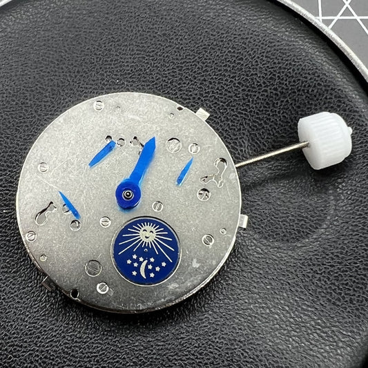 Shanghai JHB10 SP10 watch with automatic mechanical movement and small seconds at 3, 6, 9, and 12 o'clock positions.