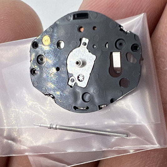 Miyota 7T35 quartz watch movement with 3 hands, precision Japan-made component for accessories.