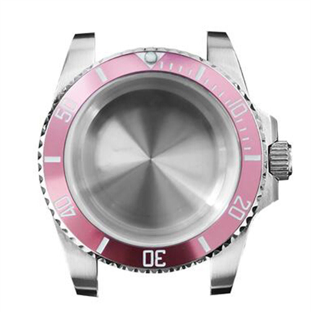 Boîtier de montre en verre saphir 40 mm, boîtier en acier inoxydable 316L pour NH35 NH36