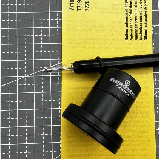 Swiss Tool Bergeon 7718-1A automatic watch oiler for precise lubrication of timepieces and clocks.