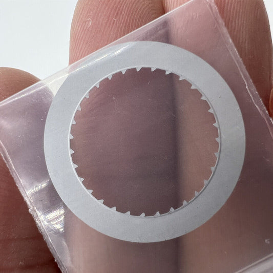 Japan Made black date disk wheel for Miyota 9015 watch, date display at 3 or 6 o'clock position.