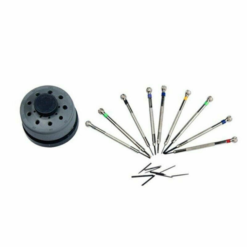 Jeu de 9 tournevis à lame plate assortis, taille 0,6 mm à 2 mm