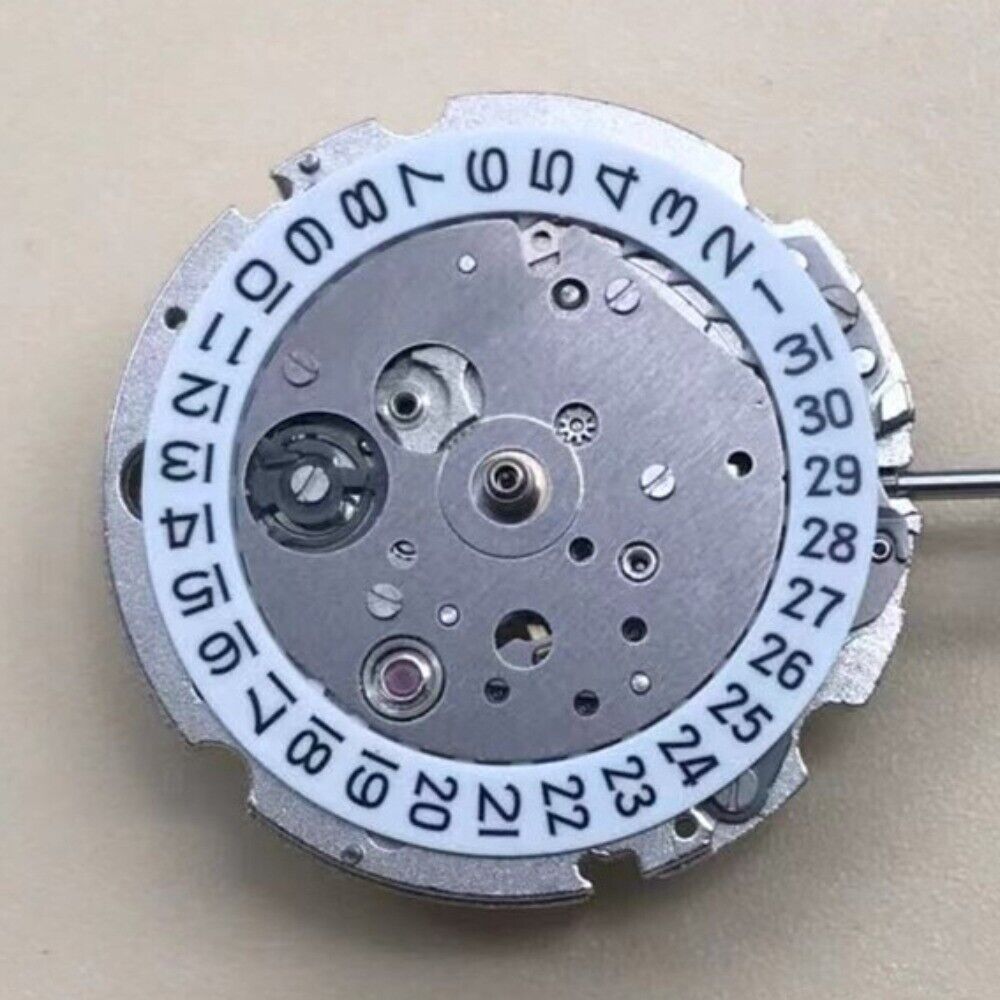 Citizen 8200/8215 watch movement with single calendar date at 3, Japanese precision for watch repair.