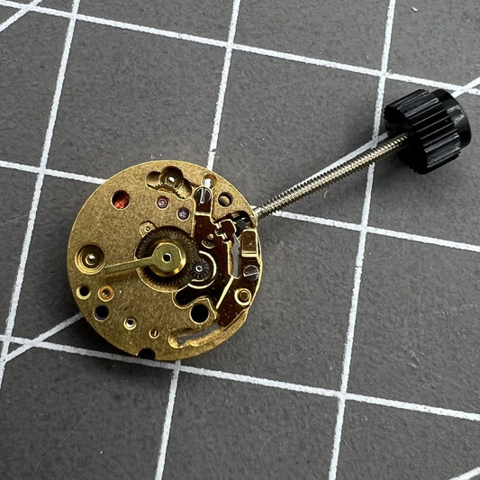 Swiss ETA E01.001 quartz watch movement with 2 hands, precise timekeeping for watch accessories.