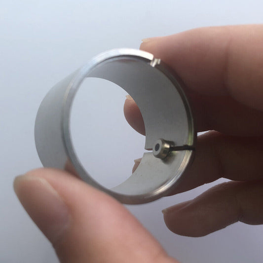 Ligne Bergeon 5914 reversible watch movement holder with knob, Swiss precision tool for watchmakers.