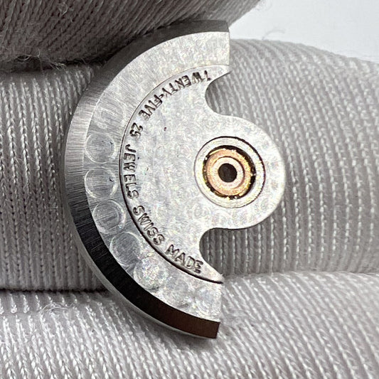 Rotor oscillating weight with ball bearing, compatible with ETA 2671 movement, generic brand precision part