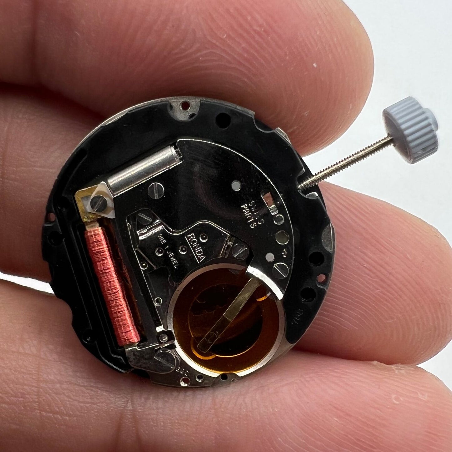 Ronda 708 Swiss quartz watch movement for accurate repair and replacement parts by Ronda.