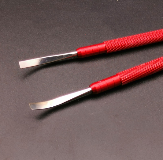 Set of 2 5430 4755 replacement watch hand levers for precise watch repair and maintenance.