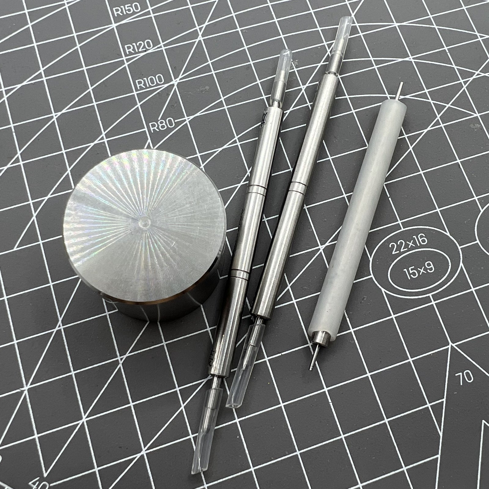 Balance Wheel hairspring remover tool, compatible with ETA 2824, 2671, 2892, NH35, NH36 for accurate watch servicing.