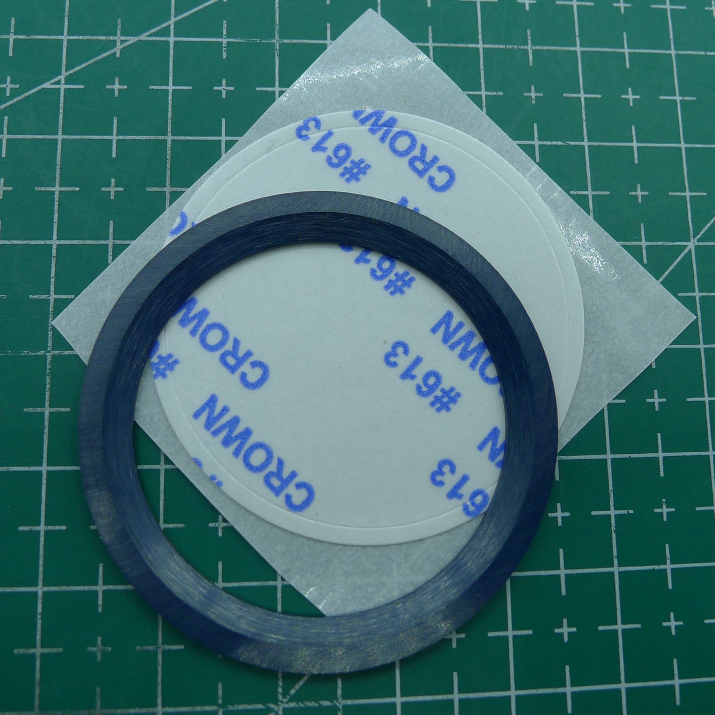 Großhandel 41,5 mm/32,5 mm Himmelblaue Lünette Gelbe Schrift Keramikuhr Lünetteneinsatz