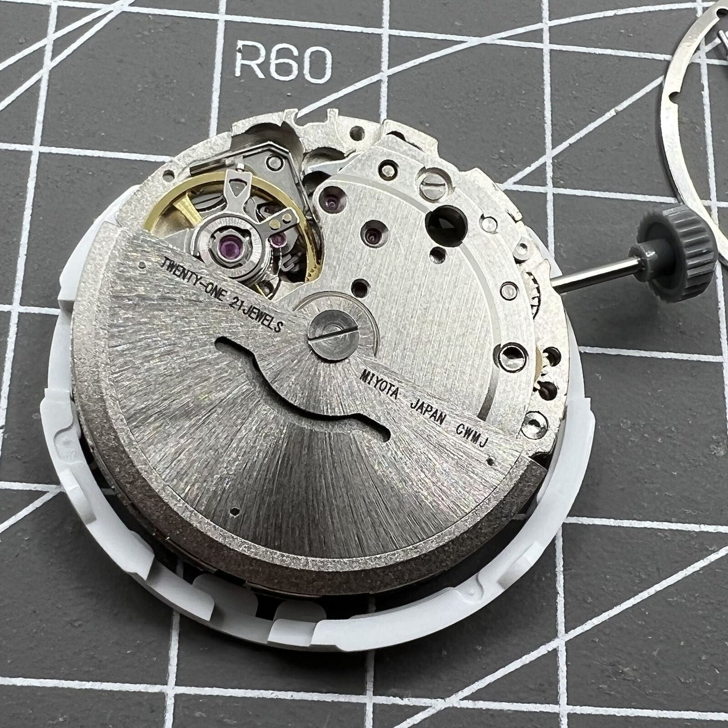 Miyota/Citizen 8215, schwarzes Zifferblatt, Datum bei 3, japanisches automatisches mechanisches Uhrwerk