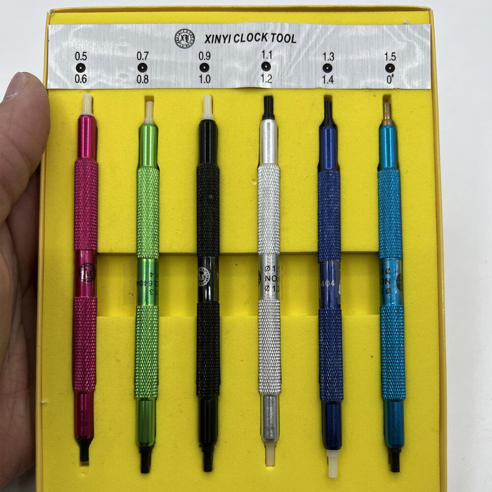 Ensemble de 6 outils de réglage d'aiguilles de montre de haute qualité