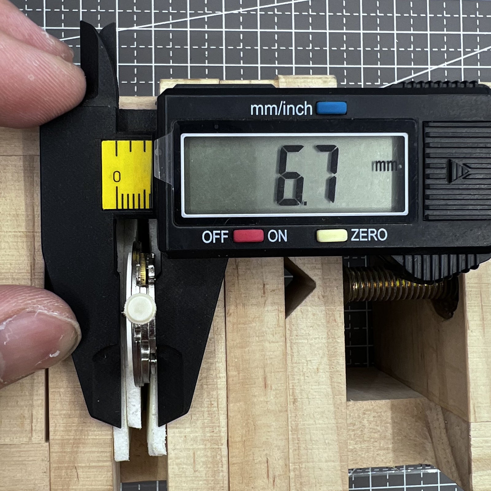 Swiss RONDA MATIC 1217-21 manual winding watch movement parts for precise repair and assembly.