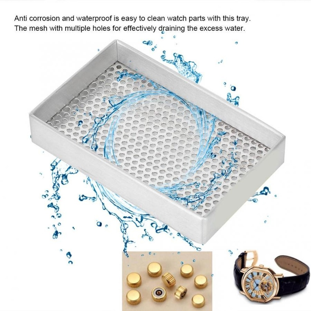 Watch Parts Storage Tray Organizer Dryer Plate Aluminum Cleaning Tool Watchmaker