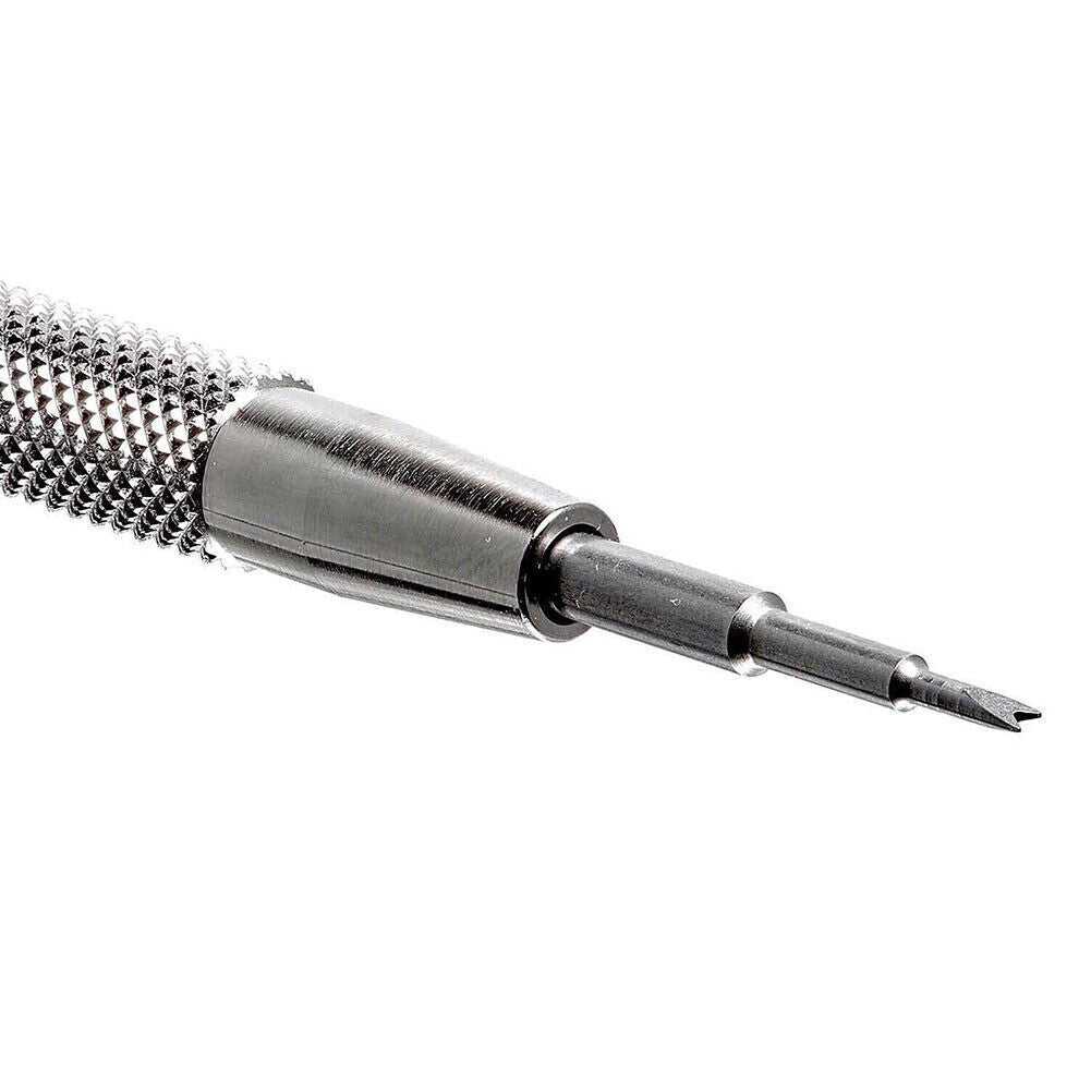 Bergeon 6767-F spring bar tool with ergonomic handle for precise watch bracelet adjustment and removal.