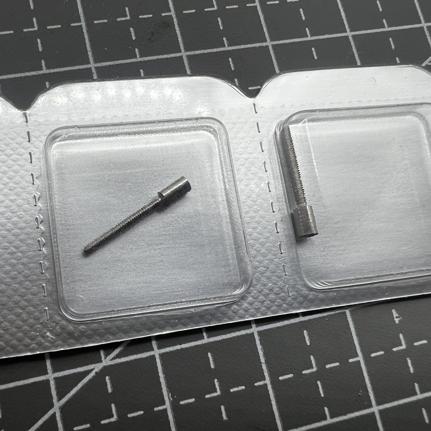2 PIECES 1.2mm Transfer to 0.9mm Swiss Stainless Steel Extension Stems Interface