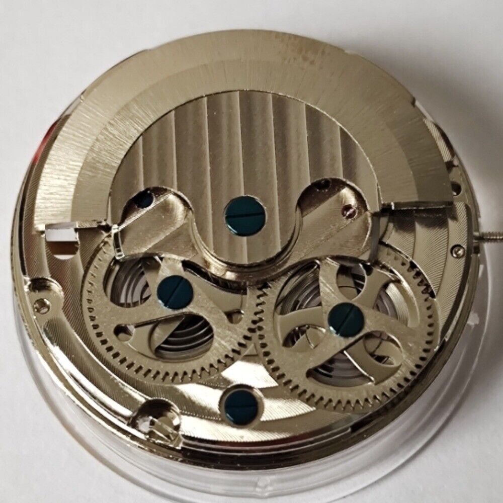 Hollow double mainspring watch movement featuring dual-zone automatic mechanical design by China Made, precision engineering.