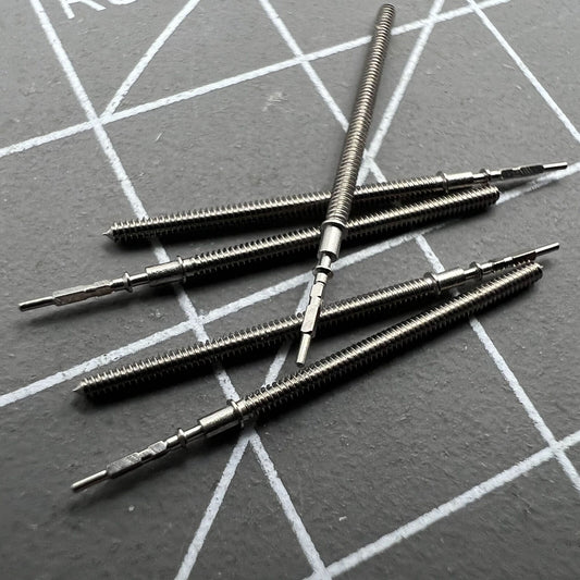 Set of 5 watch winding stems for Hattori Epson TMI VK63/VK64/VK67/VK68 movements, precision fit