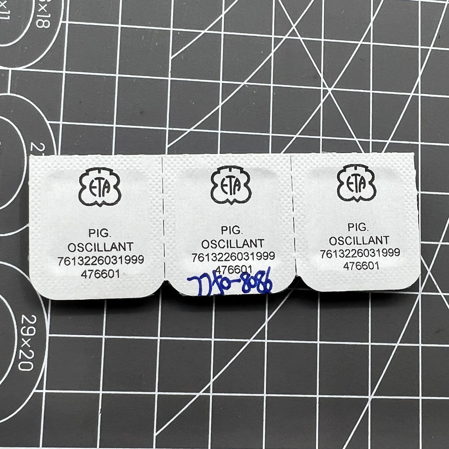 1 PIÈCE Réf. 8086 Pignon oscillant 60 S Pièces de rechange pour ETA 7750