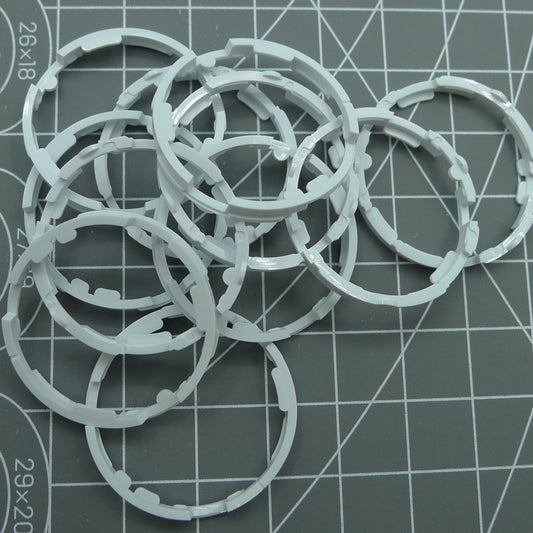 Plastic watch case cushion spacer ring for Miyota 8200 Series movement, pack of 5.