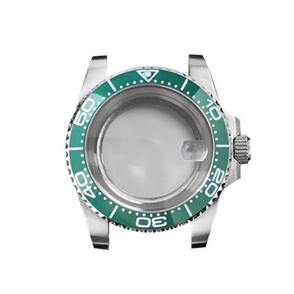 Boîtier de montre en verre saphir grossissant 40 mm pour montre NH35/NH36