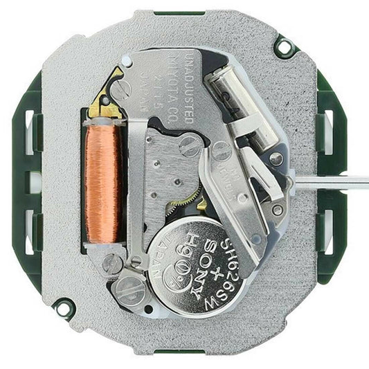 Miyota 2115 Japan quartz movement with date display at 3 o?clock for precise timekeeping