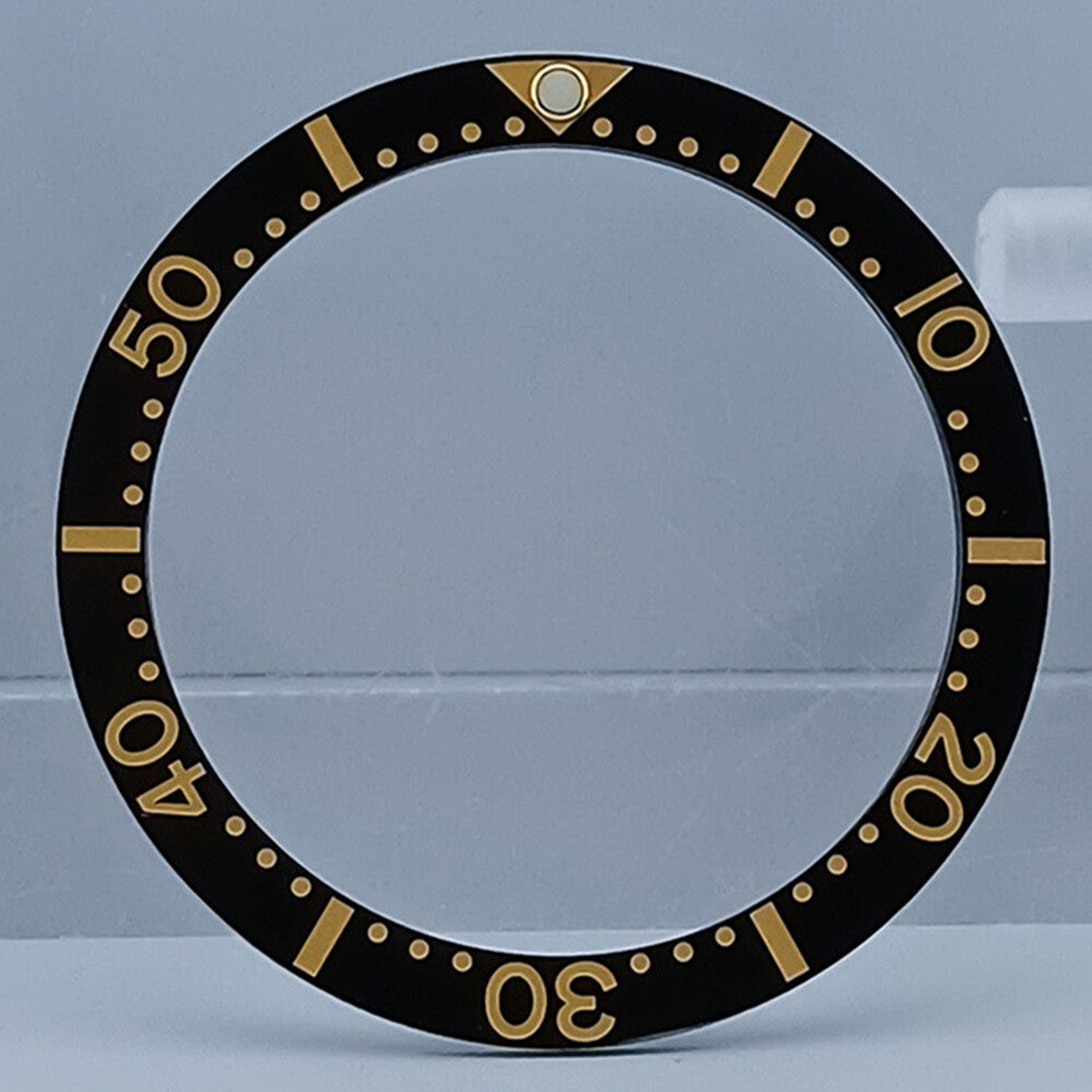 33,65*27,3mm Flache Keramik Uhr Lünette Einsätze Uhr Zubehör für Frauen SUB