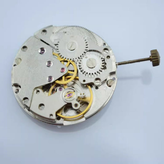 Old Shanghai 25.6mm manual mechanical watch movement for men's horology practice, precision-engineered.