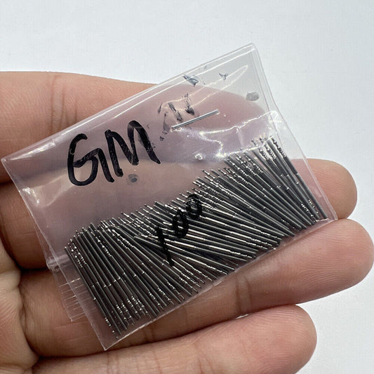 1. Set of 10 Generic watch winding stems for GM00 GM10 movements, durable replacement parts.