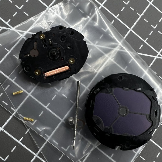 Hattori Epson VS17A solar quartz watch movement for precise timekeeping in watch accessories.