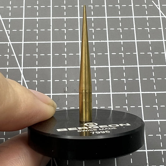 Swiss Bergeon 7995 balance cock holding support tool for precise watch movement repair