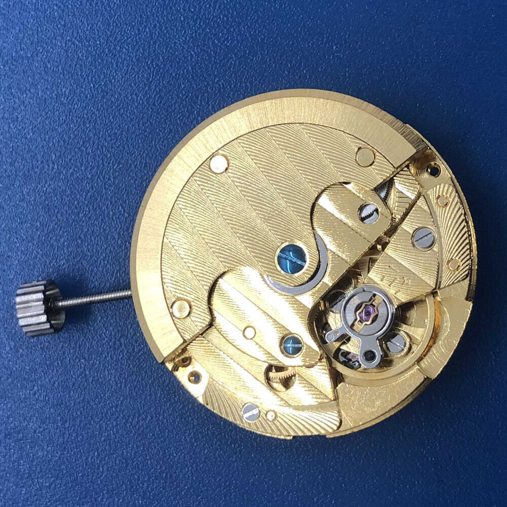 Mouvement mécanique automatique DG2813, 3 aiguilles, calendrier simple, évidé