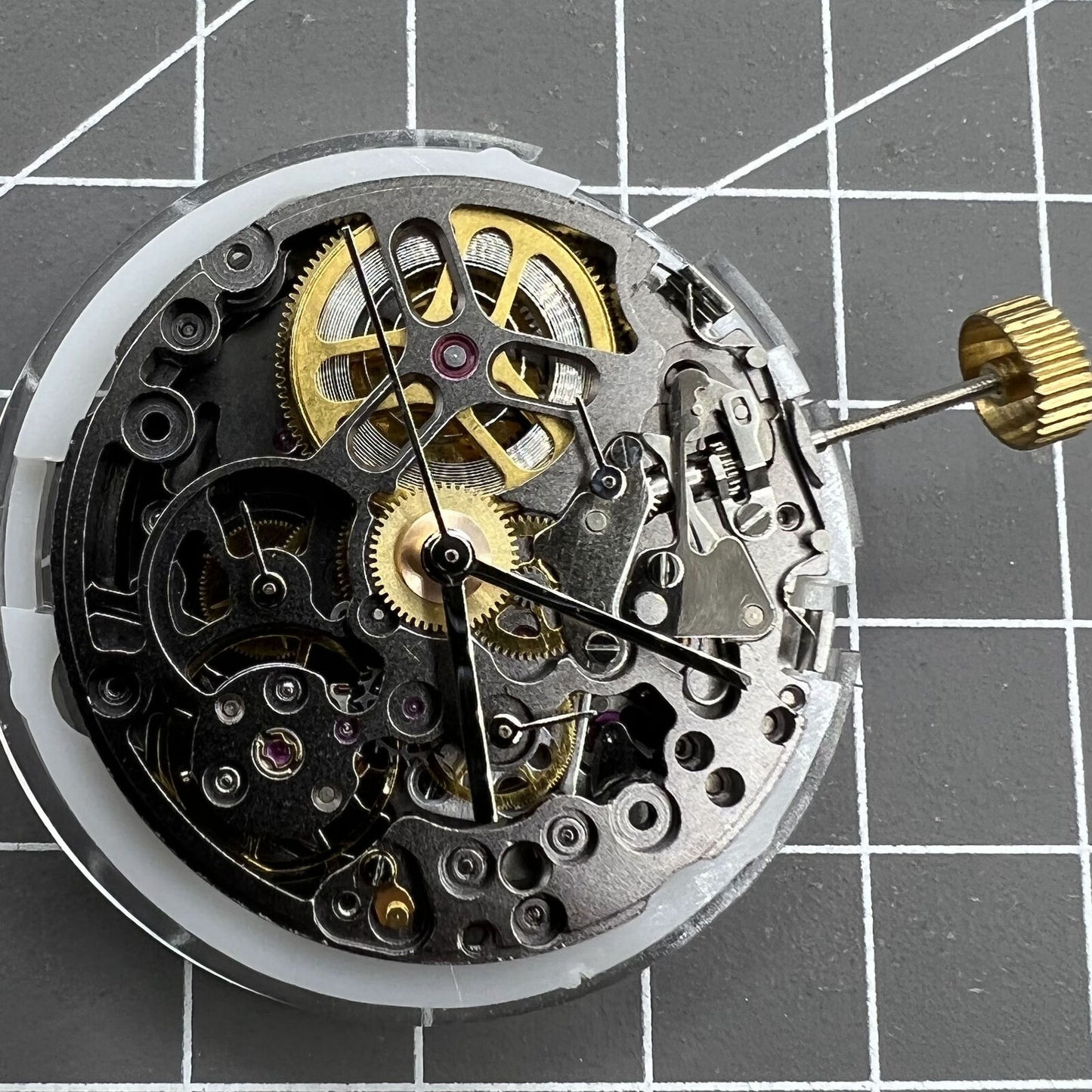 Hohler schwarzer SL4802 Chronograph 41-Juwelen Automatisches mechanisches Uhrwerk