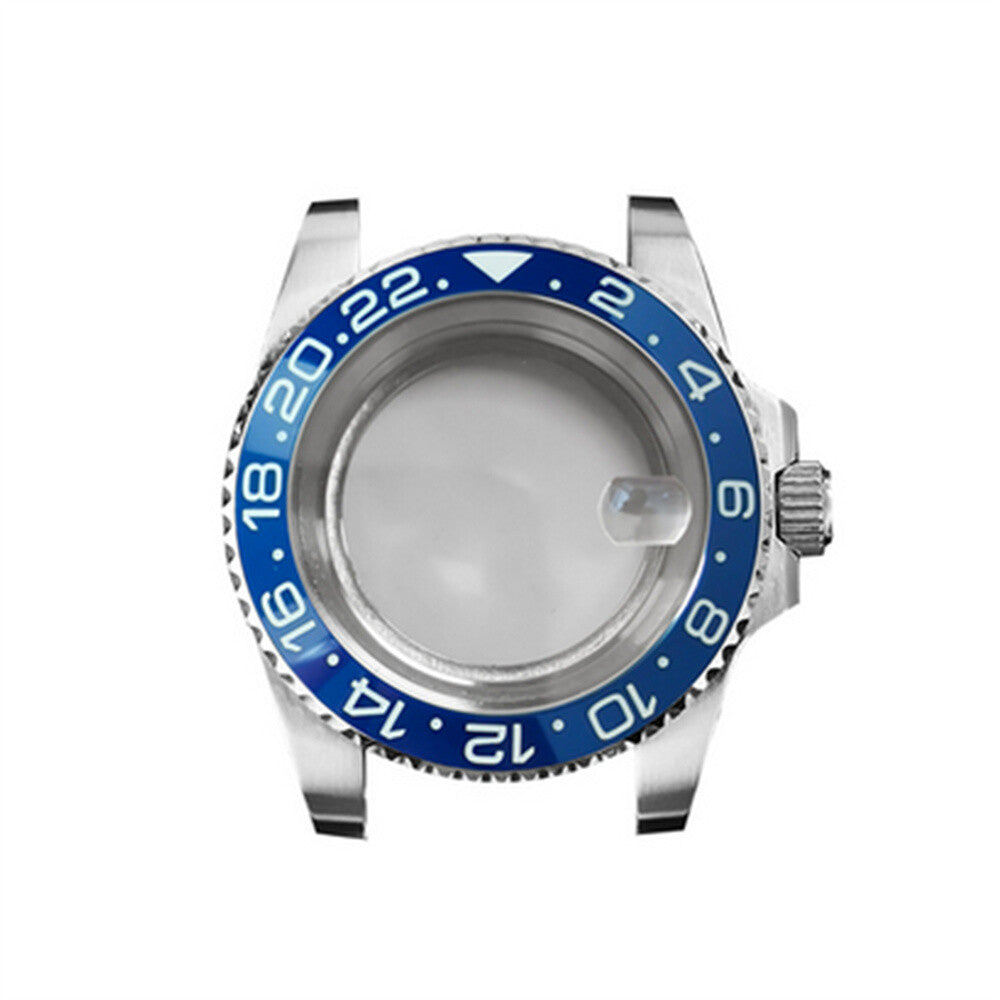 Boîtier de montre en verre saphir grossissant 40 mm pour montre NH35/NH36