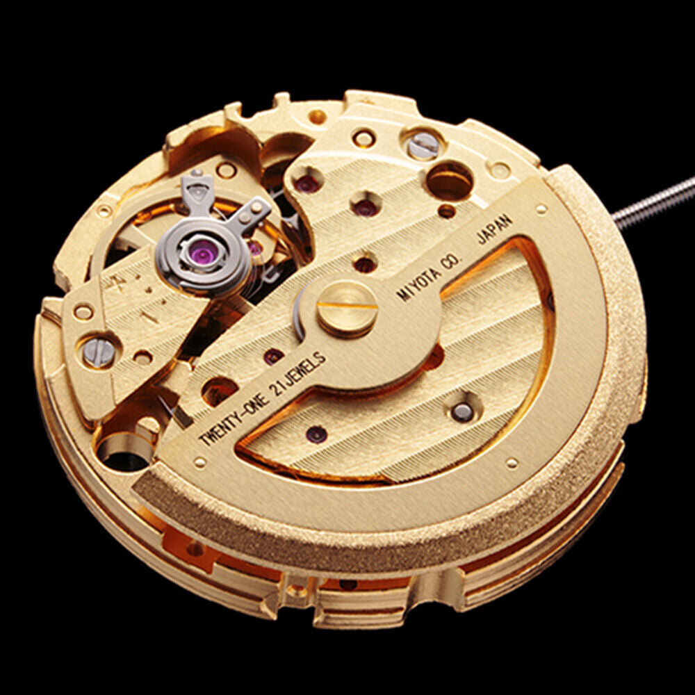 Miyota / Citizen 82S0, vergoldetes japanisches automatisches mechanisches Uhrwerk