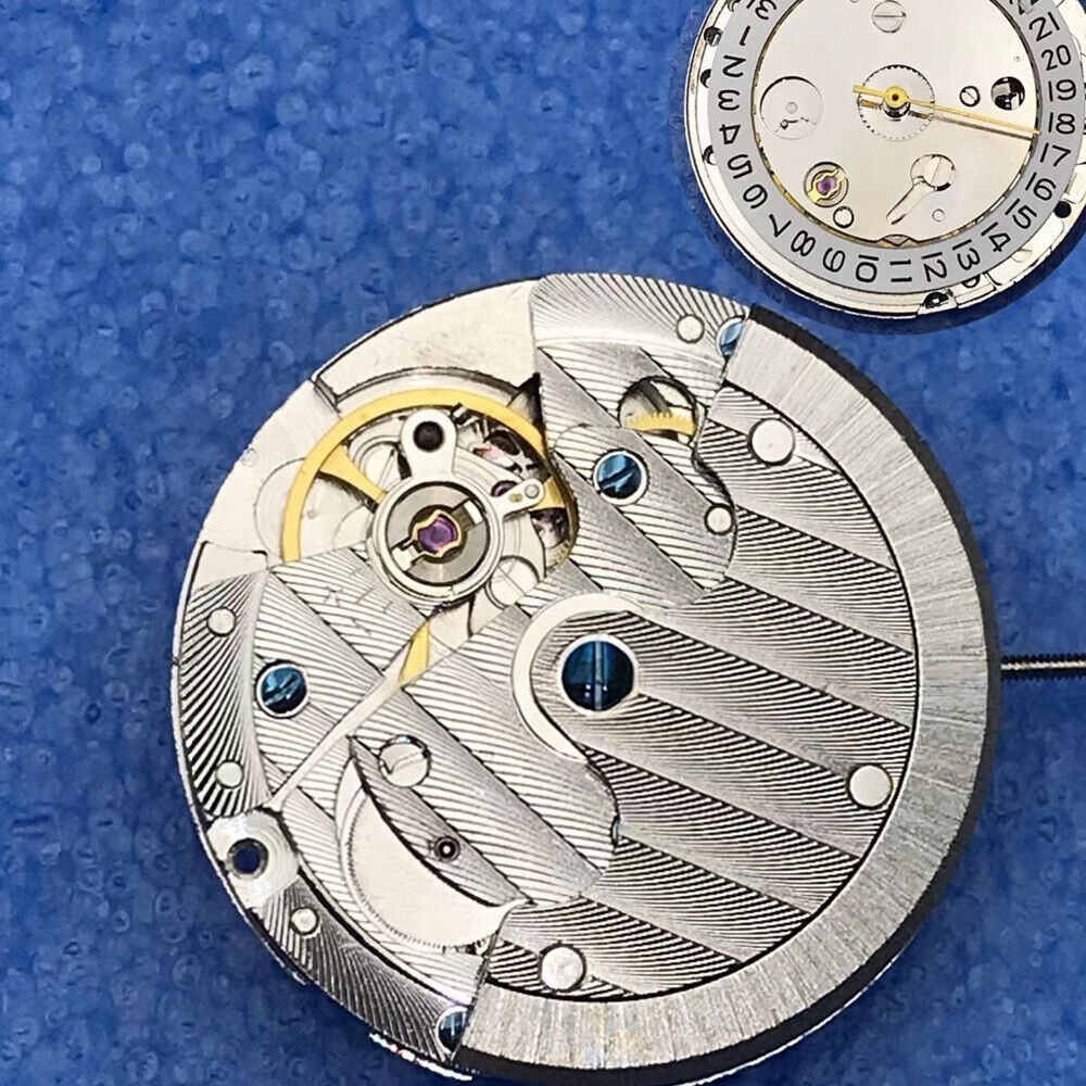 Chinese Tianjin T16 polished watch movement, replacement for 8200 automatic mechanical watches, reliable precision.