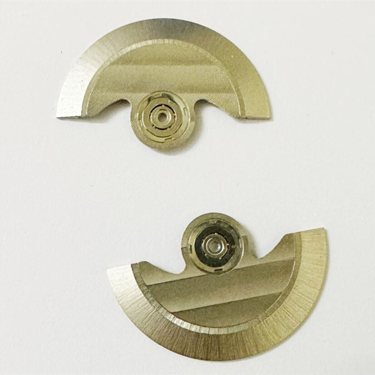 Silver Band Vein rotor with ball bearing for Asian 7750 watch movement, enhancing precision and durability.