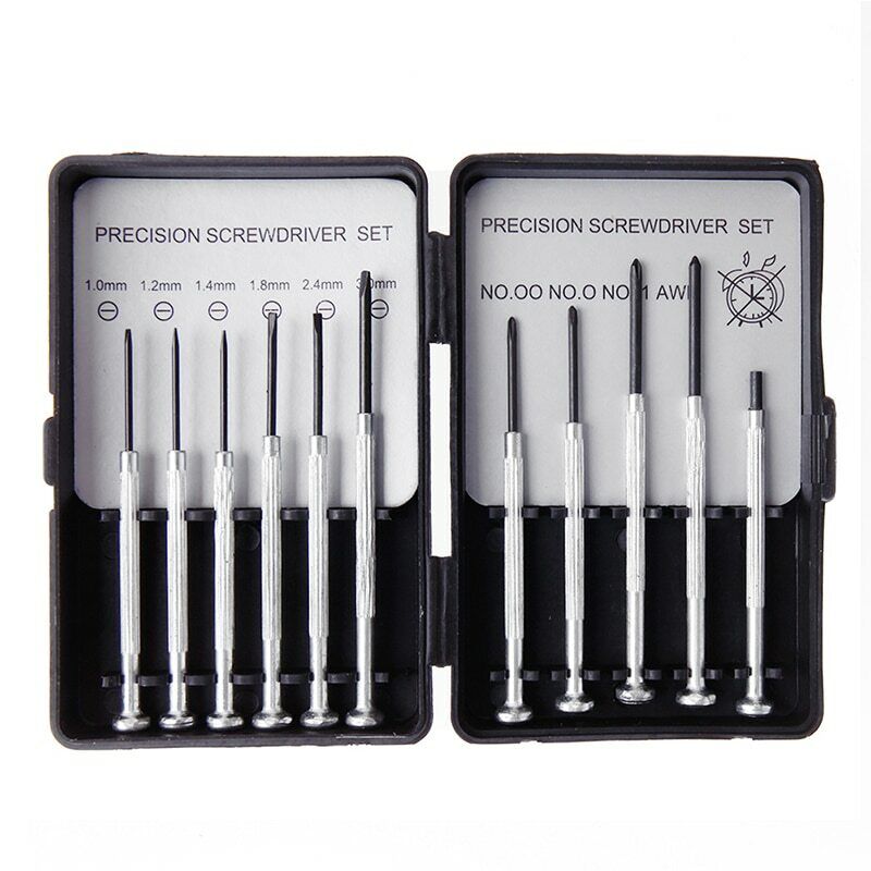 Kit de réparation de montres, bijoux et lunettes de précision, 11 pièces