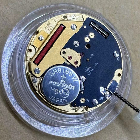 Swiss Made wristwatch with ETA255.461 quartz movement, 3 hands, and calendar date at 4 o'clock.