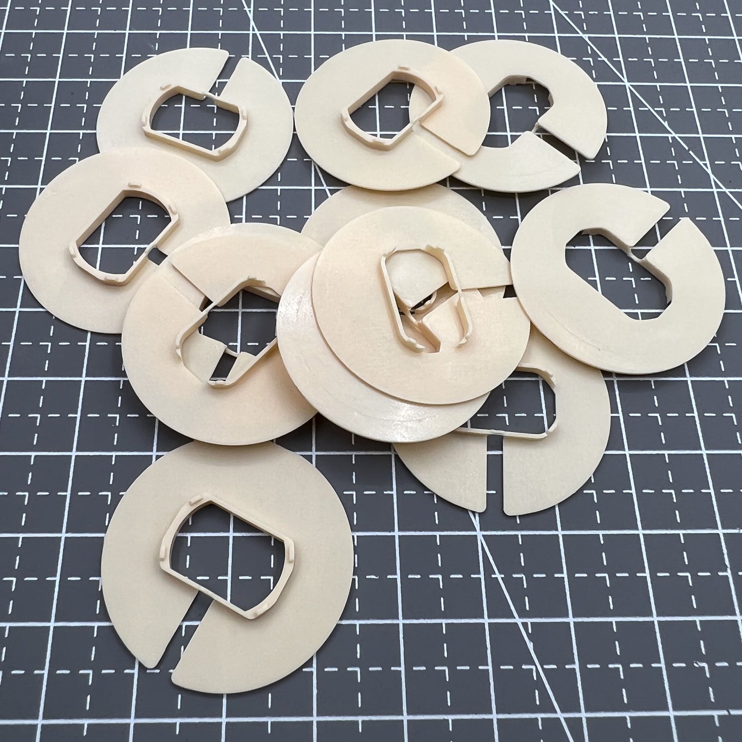12 pièces 2 tailles de ligne entretoise de boîtier de mouvement support de bague de boîtier #T-676-TAILLE 3,75