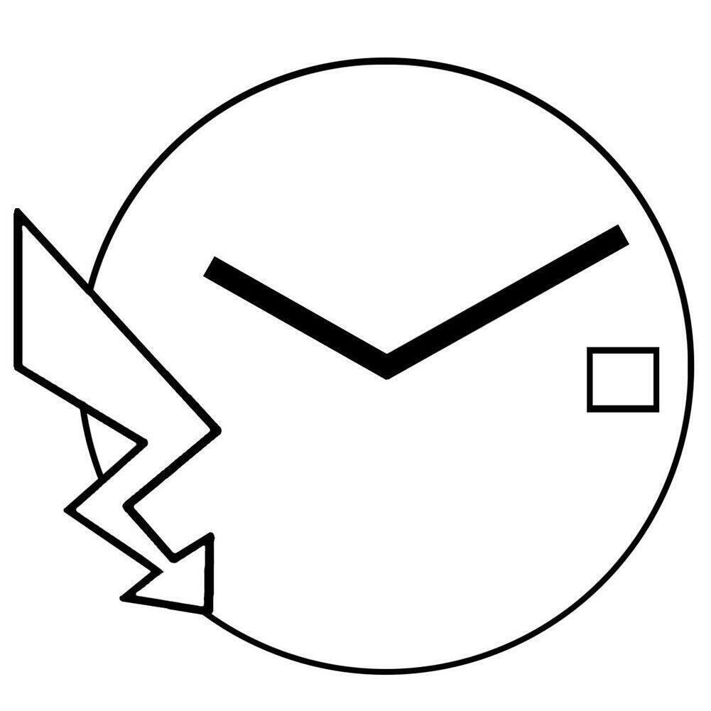 ETA E61.041 Watch Quartz Movement 2 Hands Date 3