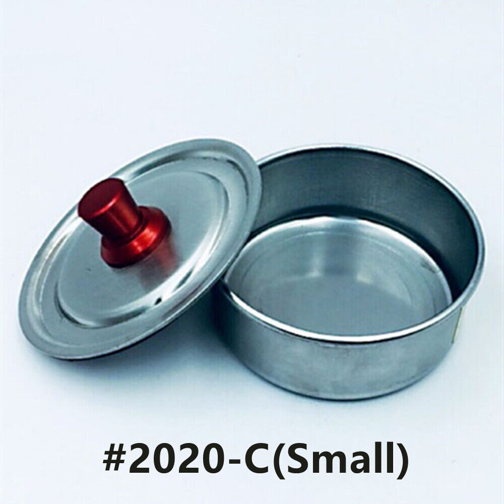 Stainless Steel 86-63mm Watch Oil Benzine Cup with Anti-Leak Cover Repair Tool
