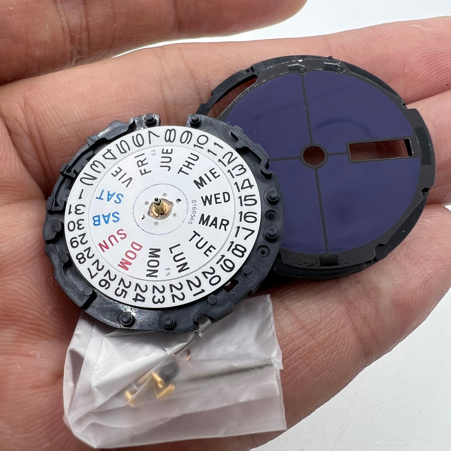 Montre Hattori Epson TMI VS43 VS43A fabriquée au Japon, mouvement à quartz, énergie solaire
